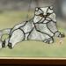 Persian Stained Glass Suncatcher- shown in gray