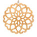 Handcrafted Wooden Victorian Style Fretwork Christmas Tree Ornament Made In USA