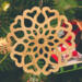 Handcrafted Wooden Victorian Style Fretwork Christmas Tree Ornament Made In USA