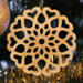 Handcrafted Wooden Victorian Style Fretwork Christmas Tree Ornament Made In USA