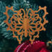 Handcrafted Victorian Style Wooden Fretwork Butterfly Christmas Tree Ornament Made Inn USA