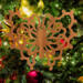 Handcrafted Victorian Style Wooden Fretwork Butterfly Christmas Tree Ornament Made Inn USA