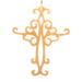 Handcrafted Wooden Victorian Style Fretwork Christian Cross - Made In USA