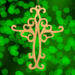 Handcrafted Wooden Victorian Style Fretwork Christian Cross - Made In USA