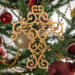 Handcrafted Wooden Victorian Style Fretwork Christian Cross - Made In US