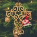Handcrafted Wooden Victorian Style Fretwork Christian Cross - Made In US