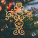 Handcrafted Wooden Victorian Style Fretwork Christian Cross - Made In US