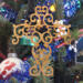 Handcrafted Wooden Victorian Style Fretwork Christian Cross - Made In US