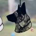German Shepherd Ornament in Black