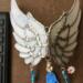 Little Angel Wind Chime by Robin C. Hary- close up of wings 6" span.