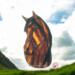 Arabian Horse- Bay- by Robin C. Hary of Robin's Glass World