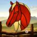 Quarter Horse- Chestnut with blonde mane.