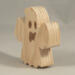 Wood Halloween Ghost Cutout Handmade Freestanding Unpainted Ready to Paint use as Halloween Decor or Toys Snazzy Spooks Collection