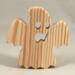 Wood Halloween Ghost Cutout Handmade Freestanding Unpainted Ready to Paint use as Halloween Decor or Toys Snazzy Spooks Collection