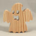 Wood Halloween Ghost Cutout Handmade Freestanding Unpainted Ready to Paint use as Halloween Decor or Toys Snazzy Spooks Collection