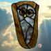 Barred Owl suncatcher made in shades of brown and grays.