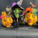 Hattie and her Halloween pals