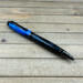 Hefty cigar pen with gunmetal hardware