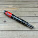 Real Texas Tech watch parts on carbon fiber rollerball pen
