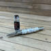 Black Texas Tech watch face rollerball pen