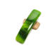 Green fused glass French barrette