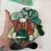 McRory the Saint Patrick's Day Gnome by Robin C. Hary- being held for size reference.