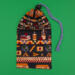 A nice, simple colorful bag with a blue cord and toggle. A nice, simple colorful bag with a blue cord and toggle.
