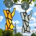 Cat Stained Glass Ornaments by Robin C. Hary