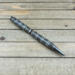 Thin and slim pen made with real prairie rattlesnake skin