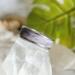 Northern Lights Glow in the Dark Polymer Clay and Stainless Steel Ring