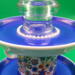A close up of the candleholder and the pearls. A close up of the candleholder and the pearls.