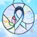 Breast Cancer Awareness 10" Beveled Suncatcher Panel