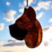 Cane Corso stained glass ornament in Brindle