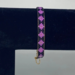 Purple and Black Seed Bead Bracelet