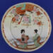 Looking from the top down. The double row of pearls edge the plate very well. Looking from the top down. The double row of pearls edge the plate very well.