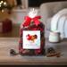 Irish Twins Apple Cinnamon Potpourri in cozy home decor setting with pine cones, cinnamon & steaming mug.