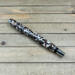 Chrome rollerball pen made with real coffee beans