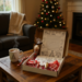 Dear Santa Letter Kit beside hot cocoa & lights — handmade Christmas Eve kit by Me and You Creations for families.
 Dear Santa Letter Kit beside hot cocoa & lights — handmade Christmas Eve kit by Me and You Creations for families.
