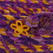 This is a close up of the 3 buttons anchoring the knot at the end of the fabric rope. This is a close up of the 3 buttons anchoring the knot at the end of the fabric rope.