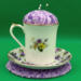 This shows the different flowers on the backside of the teacup.