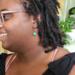 Earrings modeled by Vanessa Byrd. Earrings modeled by Vanessa Byrd.