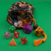 This is just an example of using it for different dice pieces. They are NOT included with the game bag. This is just an example of using it for different dice pieces. They are NOT included with the game bag.