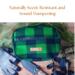 Green & black buffalo plaid wool hunting belt bag handcrafted from Johnson Woolen Mills fabric. Naturally scent-resistant & sound-dampening. Green & black buffalo plaid wool hunting belt bag handcrafted from Johnson Woolen Mills fabric. Naturally scent-resistant & sound-dampening.