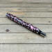 Strawberry pink resin and real coffee beans rollerball pen Strawberry pink resin and real coffee beans rollerball pen