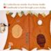 Handmade felt squirrel tree house toy crafted in a smoke-free home studio—durable heirloom quality for years of imaginative play.