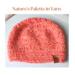 A hand knit hat with acrylic wool blend yarn in pink & yellow. Perfect for gifting, this stretchy hat suits adults and teens.