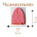 A hand knit pink hat in a wool yarn, with ribbed stitches. Perfect for winter holiday gifting, kids ages 10, 11, 12, 13, 14.