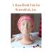 A hand knit pink wool hat styled as a tam or beret. For winter holiday gifting for kids ages 10, 11, 12, 13, 14.