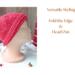 Cuffed brim look of the red hand knit acrylic hat. The brim offers snug ear coverage. Perfect as a holiday gift for kids ages 10 to 14.