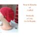 Perfect as a holiday gift for kids ages 10 to 14. A hand knit red acrylic hat styled. Rich cozy ribbed stitches provide warmth and stretch. 